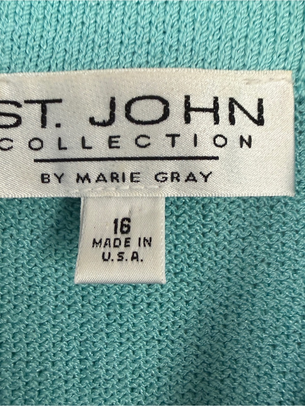 Vintage St. John Timeless Classic Santana Zip-Front Knit Designer Chic Jacket - Picture 5 of 8